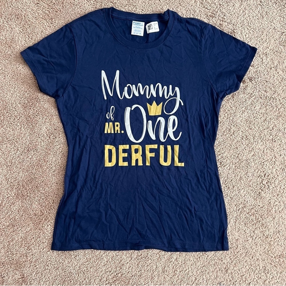 Mommy Of Mr Onederful 1st Birthday First One-Derful Funny Shirt